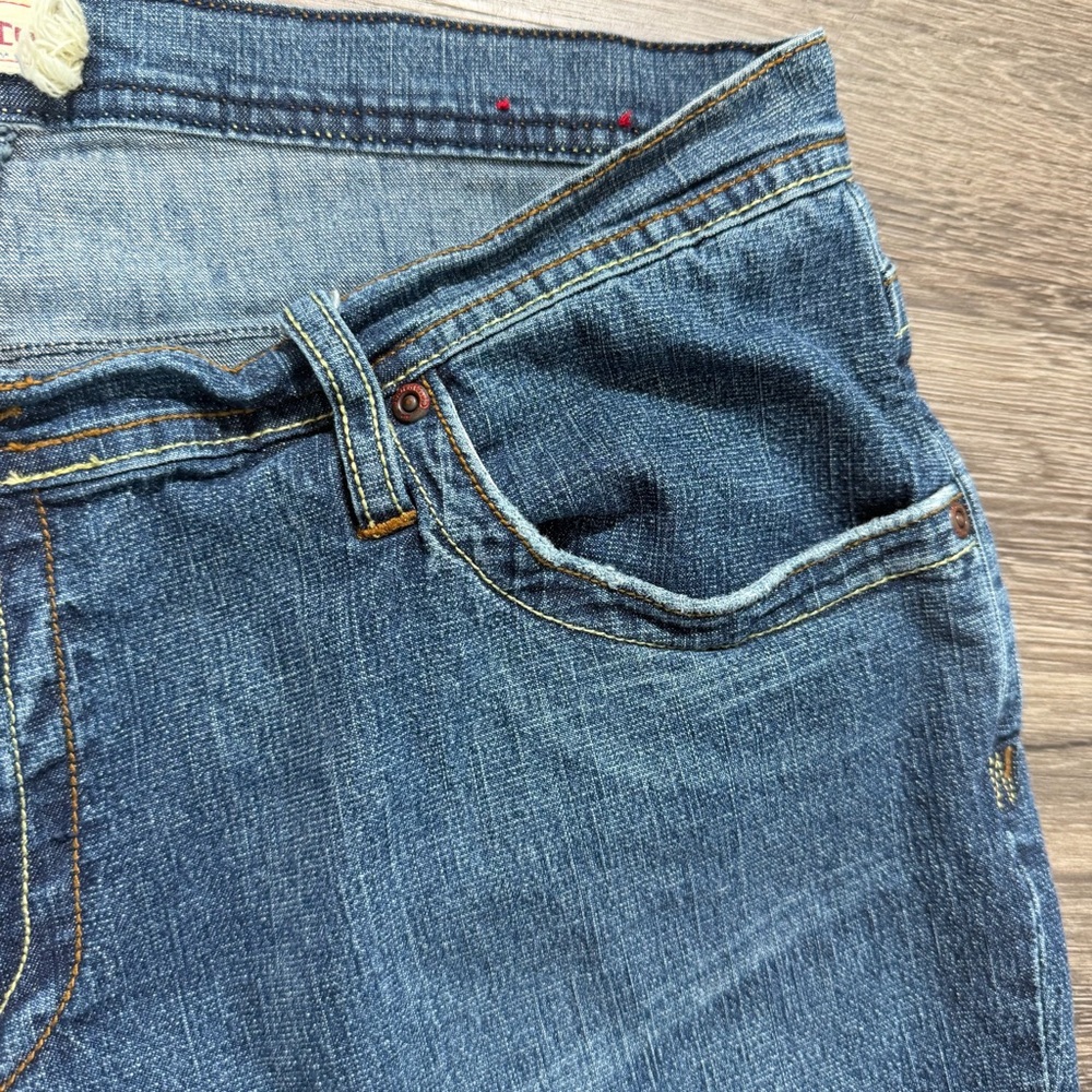 Z Cavaricci Bootcut Jeans Womens Size 16 Medium Wash Stretch Denim Y2K - Picture 8 of 16